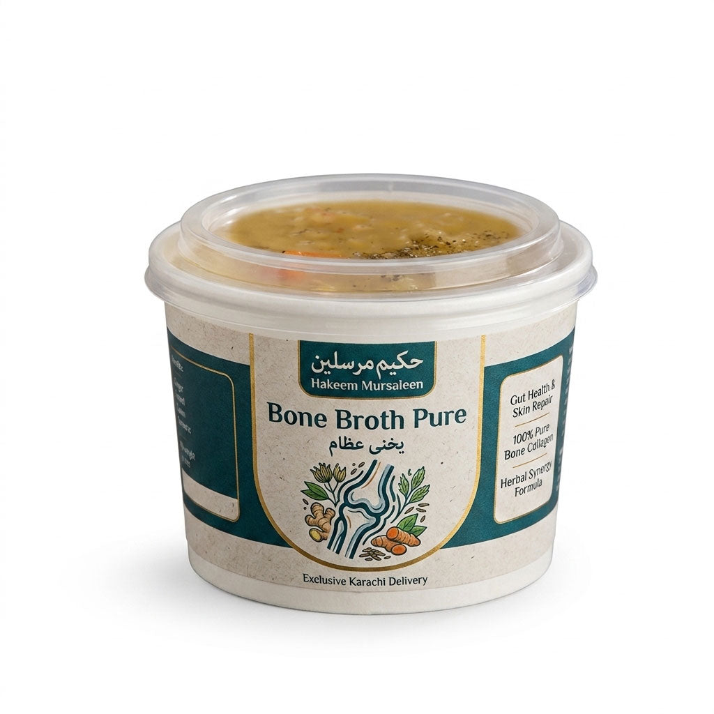 Bone Broth Pure – 100% Pure Slow-Simmered Frozen Herbal Yakhni | (Yakhni-e-Izam / يخنيِ عظام)