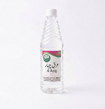 4 Arq – 100% Pure Steam-Distilled Herbal Elixir (800ml) - (عرق چہار)