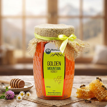 Premium Golden Mountain Honey (خالص سنہرا پہاڑی شہد)