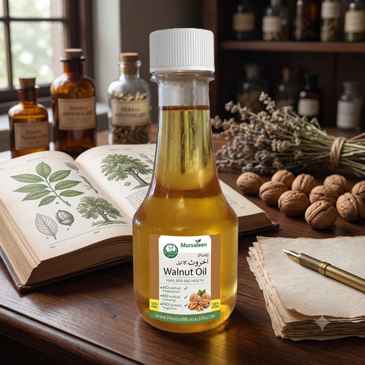Rogan-e-Akhrot (Pure) | Walnut Oil. | (خالص روغنِ اخروٹ) - Cold-Pressed Extraction