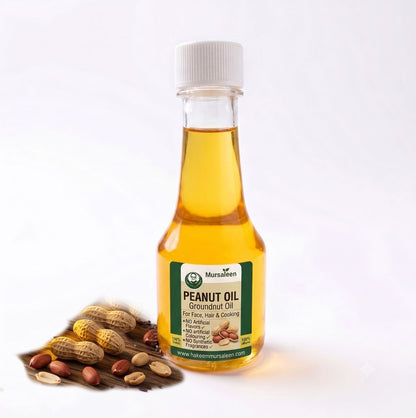 Mongphali Oil (Pure) - (خالص روغنِ مونگ پھلی) - Cold-Pressed Extraction