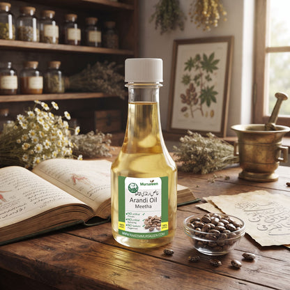 Arandi Oil (Pure) - (خالص روغنِ ارنڈی) - Cold-Pressed Extraction
