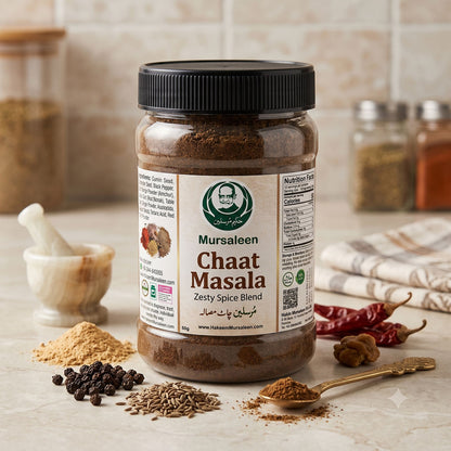 Chaat Masala - 80g – 100% Pure, Zesty Spice Blend for Health & Taste