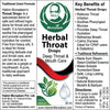Herbal Throat Drops (گلے کی خشکی اور خراش کے قطرے) | Deep Mucosal Hydration & Natural Relief for Nighttime Throat Dryness