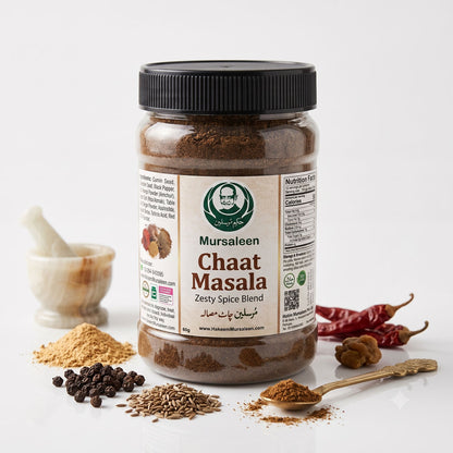 Chaat Masala - 80g – 100% Pure, Zesty Spice Blend for Health & Taste
