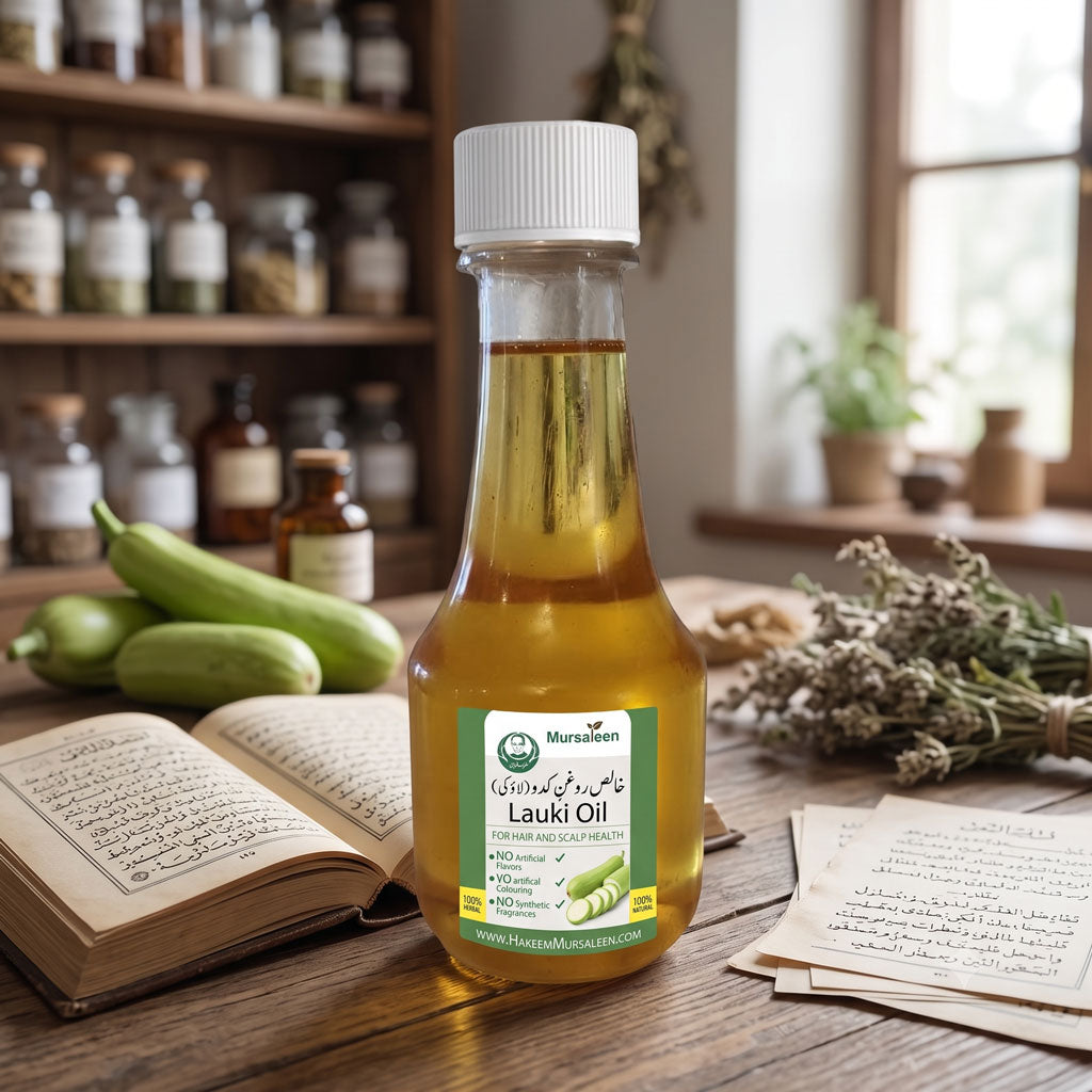 Lauki Oil (Pure) - (خالص روغنِ لوکی) - Cold-Pressed Extraction
