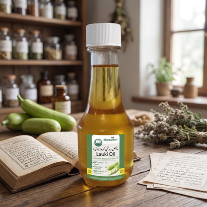 Lauki Oil (Pure) - (خالص روغنِ لوکی) - Cold-Pressed Extraction