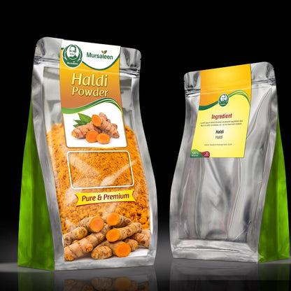 Pure Golden Haldi (Turmeric Powder)- 100g – 100% Raw, Unadulterated & Clean - خالص گولڈن ہلدی پاؤڈر