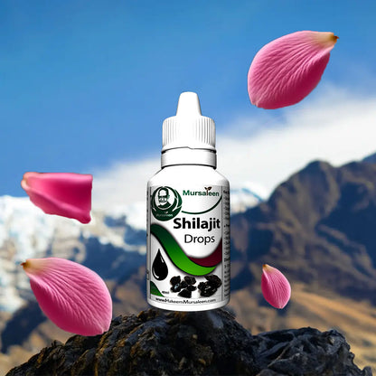 Shilajit Drops with Pure Rose Water – 100% Natural Himalayan Shilajit